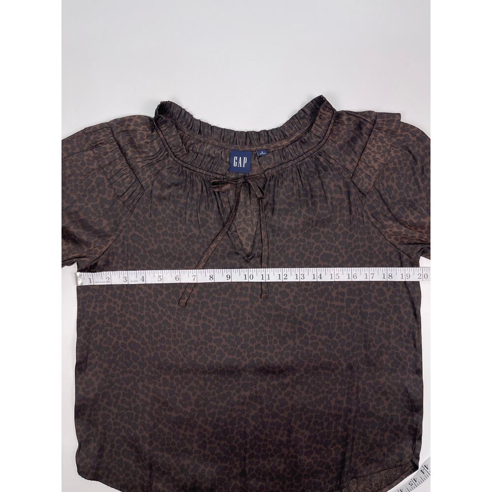 GAP Small Long Sleeve Animal Print Blouse - Picture 9 of 9